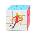 Football Athletes  Emphatic Magic Cube Puzzle 3x3 Toy Game Play