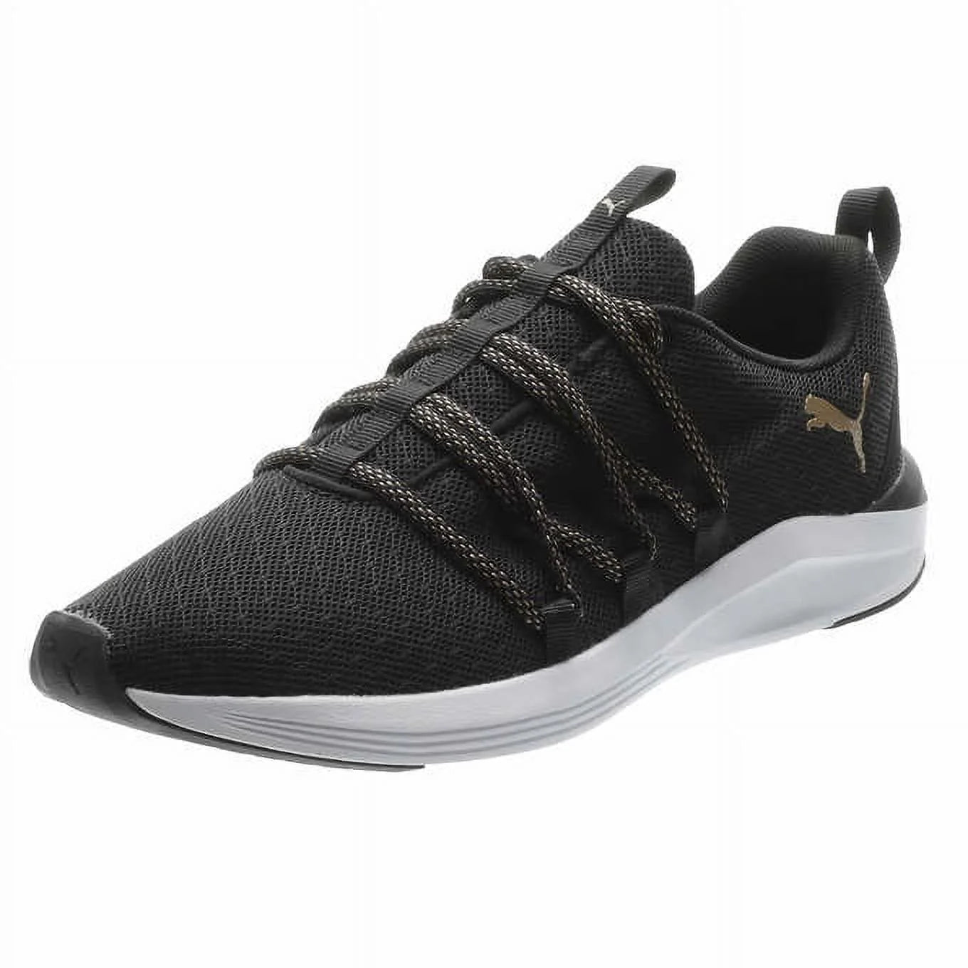 PUMA Women's Prowl Knit Sneaker (Black, 7)