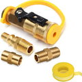 Paddsun 1/4 Propane Hose Adapter RV Quick-connect Fittings BBQ Grill Adapter Kit 5X