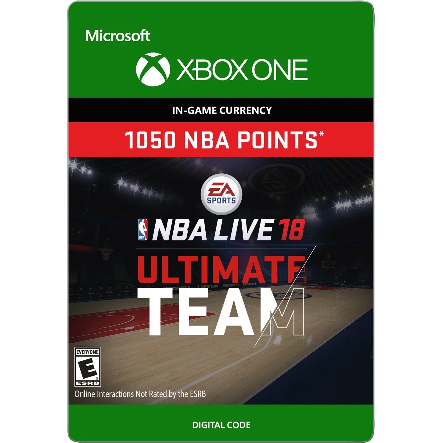 NBA LIVE 18: NBA UT 1050 Points Pack - Xbox One [Digital]