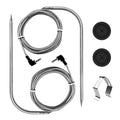 YAOAWE Upgraded 2-Pack Meat Temperature Probe Replacement for Char-Griller Gravity Fed 980 Charcoal Grill