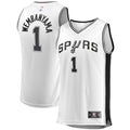 Men's Fanatics Branded Victor Wembanyama White San Antonio Spurs Fast Break Player Jersey - Association Edition