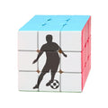 Soccer Football Sports Outline Magic Cube Puzzle 3x3 Toy Game Play
