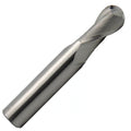 1/4 Diameter 2 Flute Single End Ball 30¡ã Carbide End Mill End Long,1-1/8Length of Cut, 1/4 Shank, 3 OAL