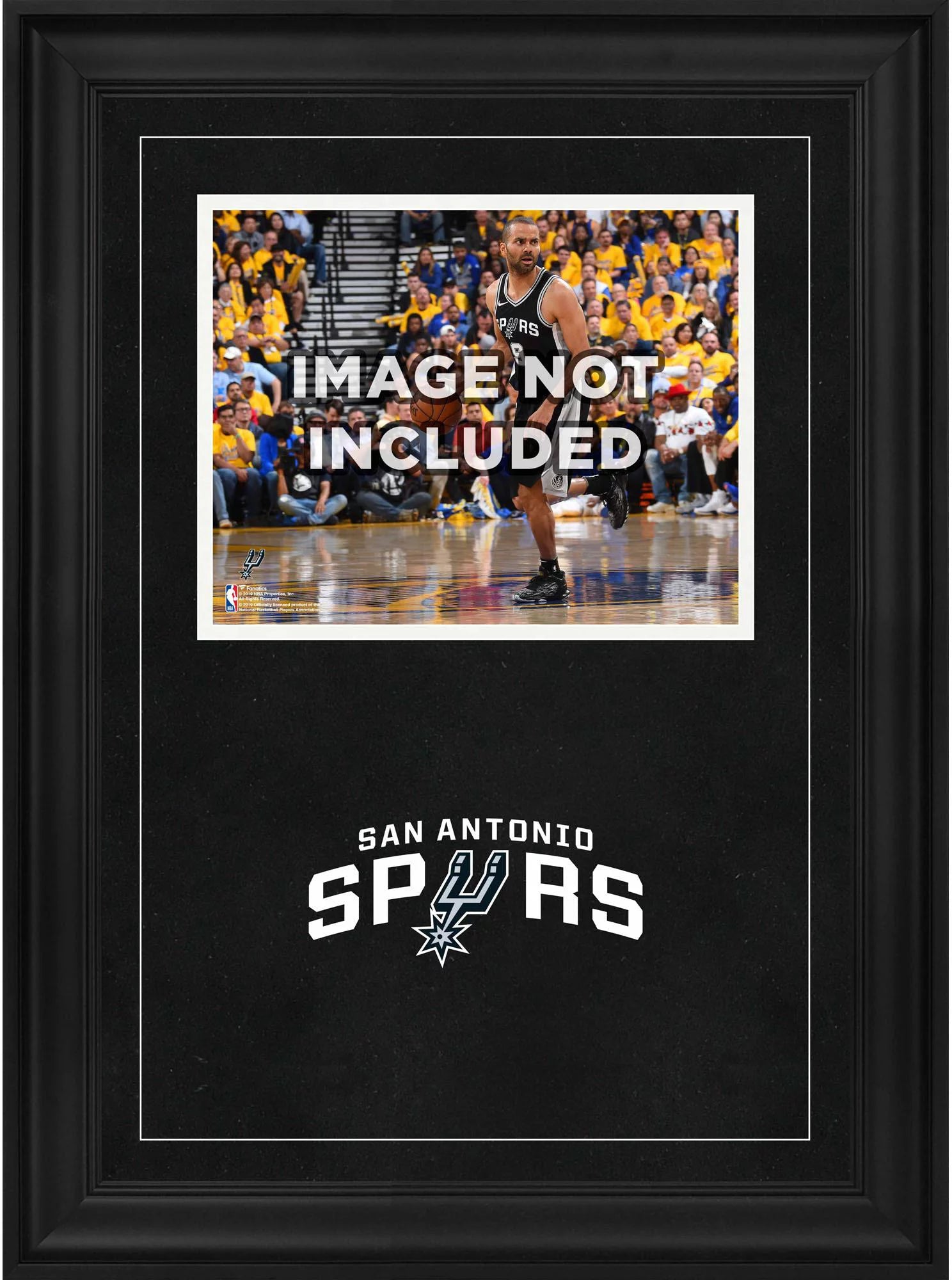 San Antonio Spurs Deluxe 8 x 10 Horizontal Photograph Frame with Team Logo
