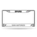 Rico Industries Basketball San Antonio Spurs Premium 12 x 6 Silver Chrome Car/Truck/SUV Auto Accessory