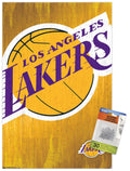 NBA Los Angeles Lakers - Logo 13 Wall Poster with Push Pins, 14.725 x 22.375