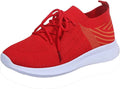 Women's Arch Support Lace Up Breathable Mesh Sneakers,Fashion Comfort Lightweight Non -Slip Running Shoes Sport Gym Jogging Tennis Casual Shoes Diabetic Shoes