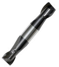 7/16 Diameter 2 Flute Double End Stub 30¡ã Carbide End Mill ALTiN Coated, 5/8Length of Cut, 7/16 Shank, 3 OAL