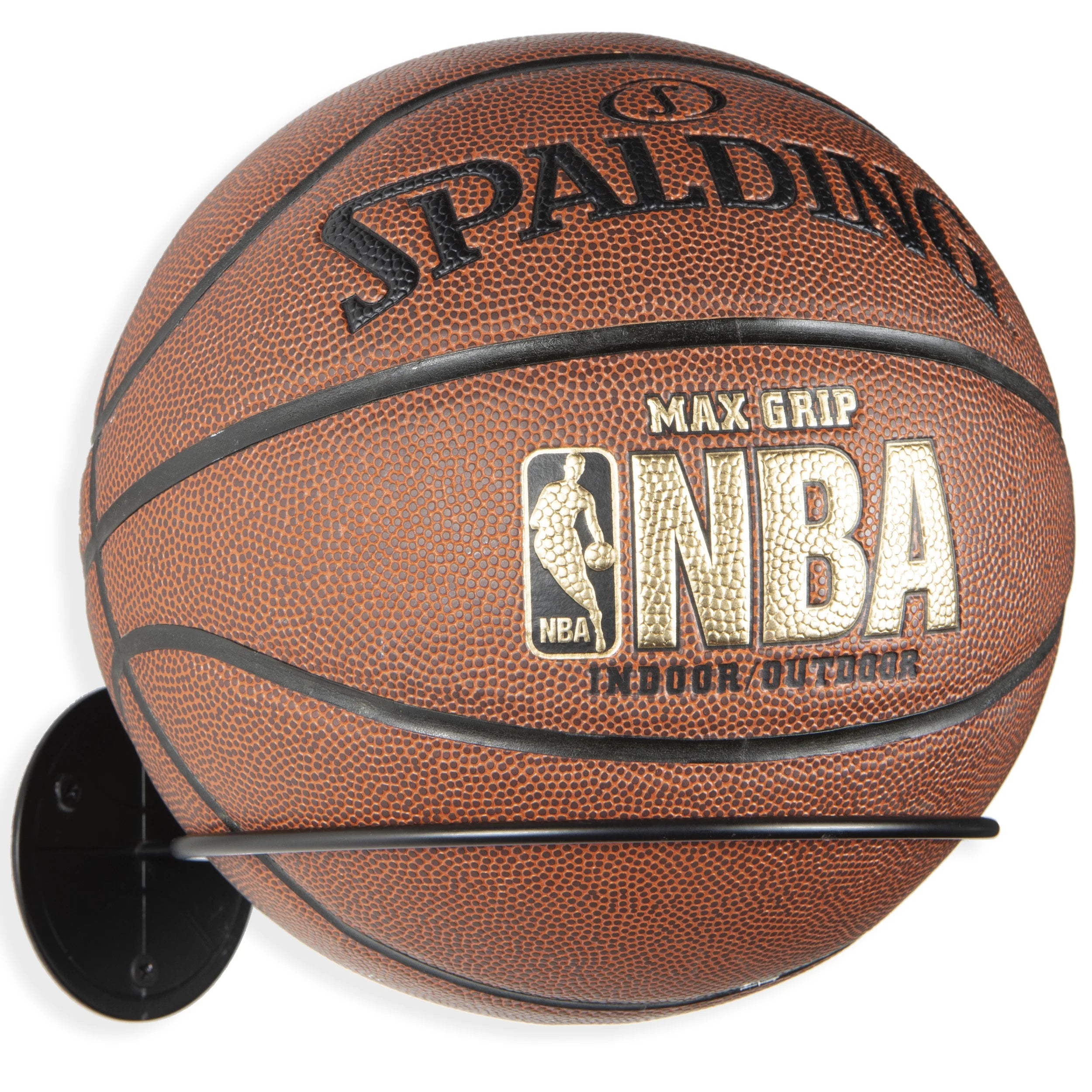 Wallniture Sporta Ball Holder Metal Storage Rack for Basketball Volleyball Football Soccer Ball, Black