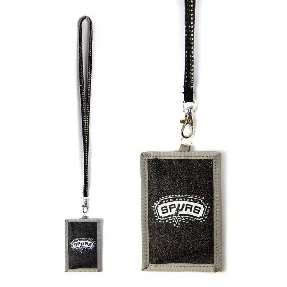 Rico San Antonio Spurs Beaded Lanyard I.D. Wallet