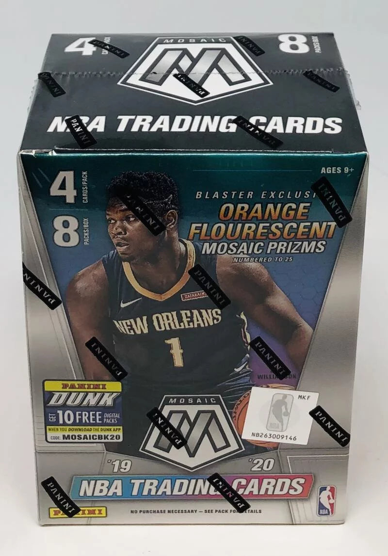 2019-20 NBA Panini Mosaic Basketball Trading Card Blaster Box