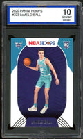 LaMelo Ball Rookie Card 2020-21 Panini Hoops #223 ISA 10 GEM MINT