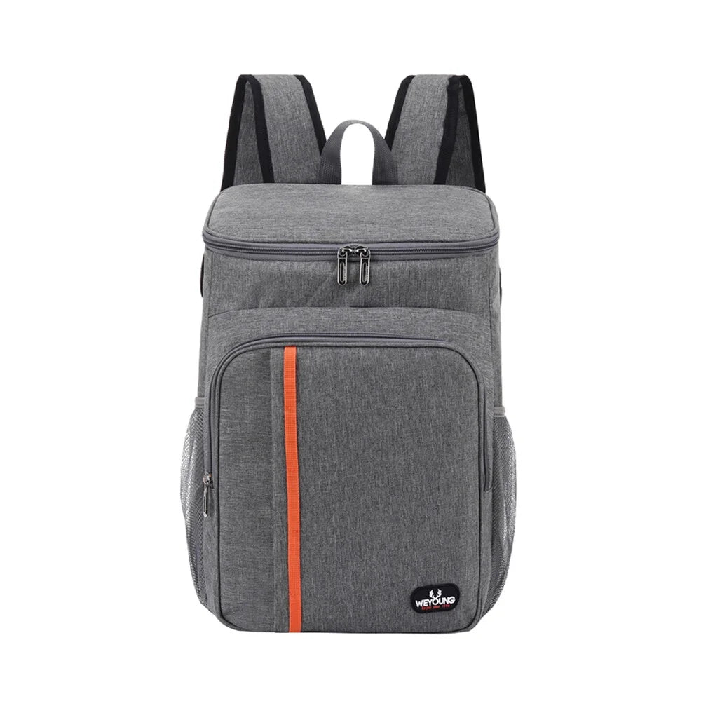 18L Large Capacity Leak Proof Lunch Backpack Thermal Large Picnic Cool and Warm Insulated Bag Outdoor Food and Beverage Storage Shoulder Bag