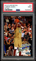 LeBron James Card 2013-14 Fleer Retro Ultra #41 PSA 9