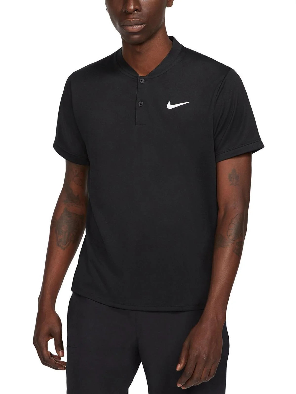 Nike Mens Nike Court Tennis 1/4 Button Polo