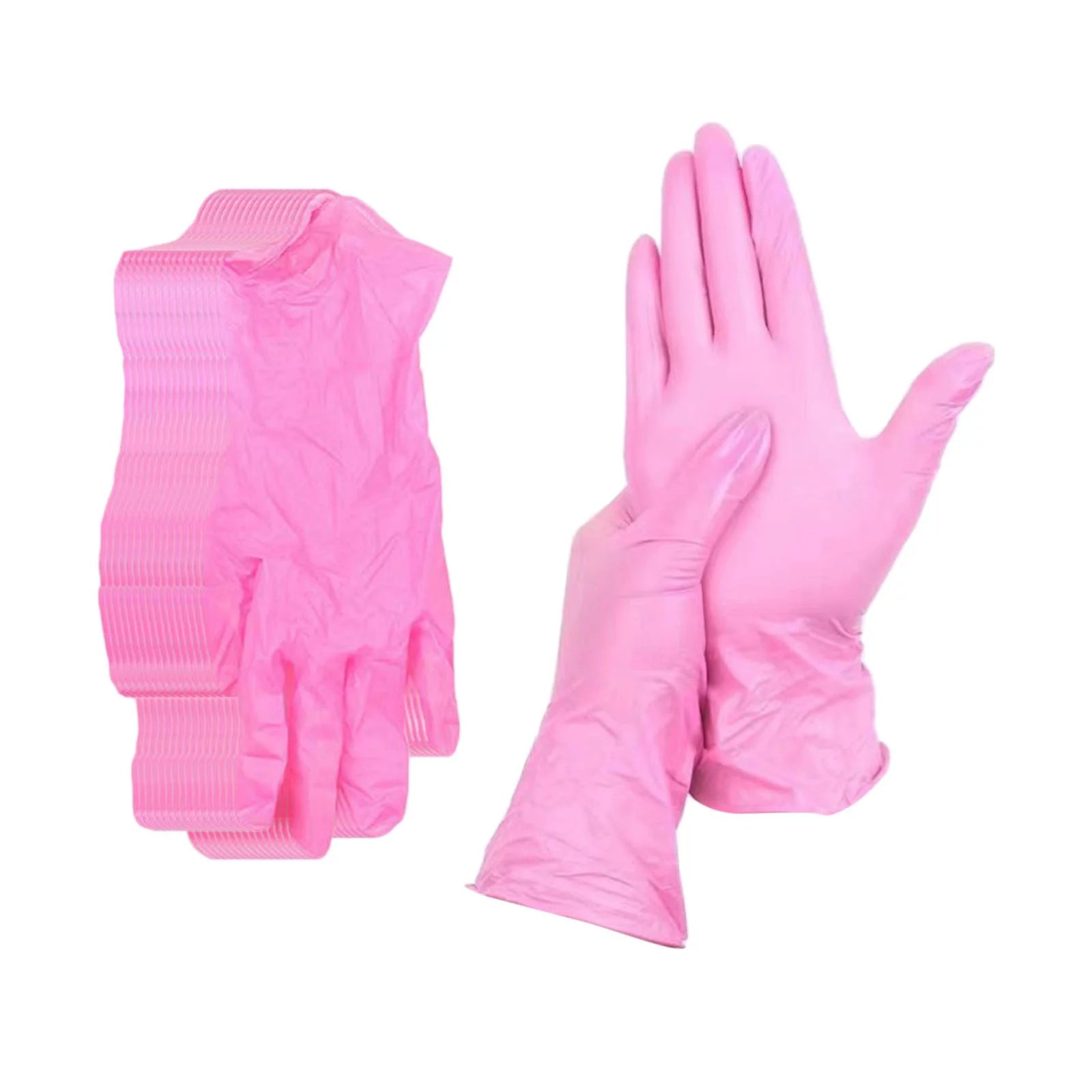 100Pcs Disposable Housework Gloves, Latex Free Powder Free Disposable Gloves for Professional, Gardeners ,Office ,Painting Painters S