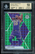LeBron James Card 2020-21 Panini Mosaic Mosaic Green 8 (PRISTINE) BGS 10