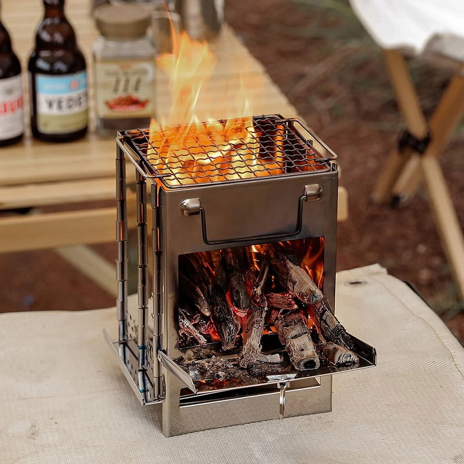 GoolRC Outdoor Stove,Blowpipe Kit Bbq Wood Stove Wood WoodStove Wood Qahm Wood Bbq Wood Kitni Bbq Wood Blowpipe Blowkit Mastlend