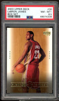 LeBron James Rookie Card 2003 Upper Deck LeBron James Box Set #30 PSA 8.5