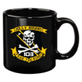 Jolly Rogers VF-103 Fear The Bones Large 20 oz Black Mug