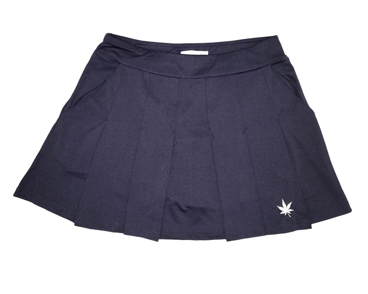 Boast Women's Pleated Court Tennis Skirt, Medium, Navy Blue