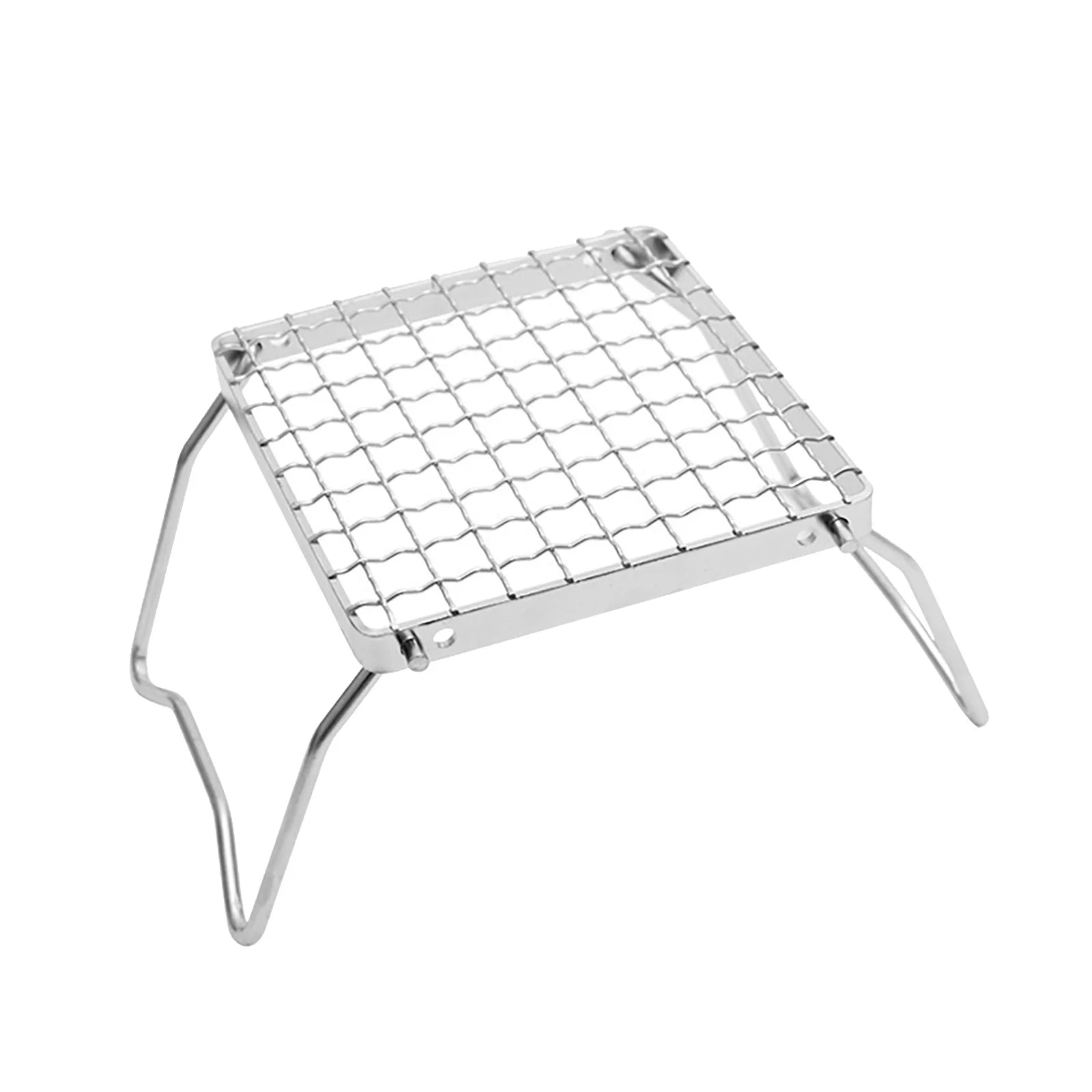 For Grill Portable Outdoor Picnics Grill Camping Barbeque Folding Cooking Camping & Hiking Outdoor Baking Tray Holder under Grill Mats for Outdoor Grill