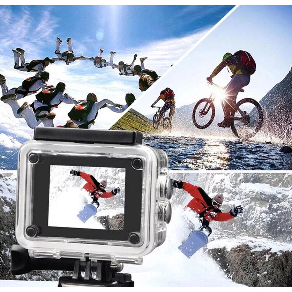 Onemayship  Wifi 1080P 4K Ultra HD Sport Action Camera DVR DV Waterproof Camcorder+Case