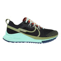 Nike Women's Pegasus React Trail 4 Trail Running Shoe, Black/Green, 7.5