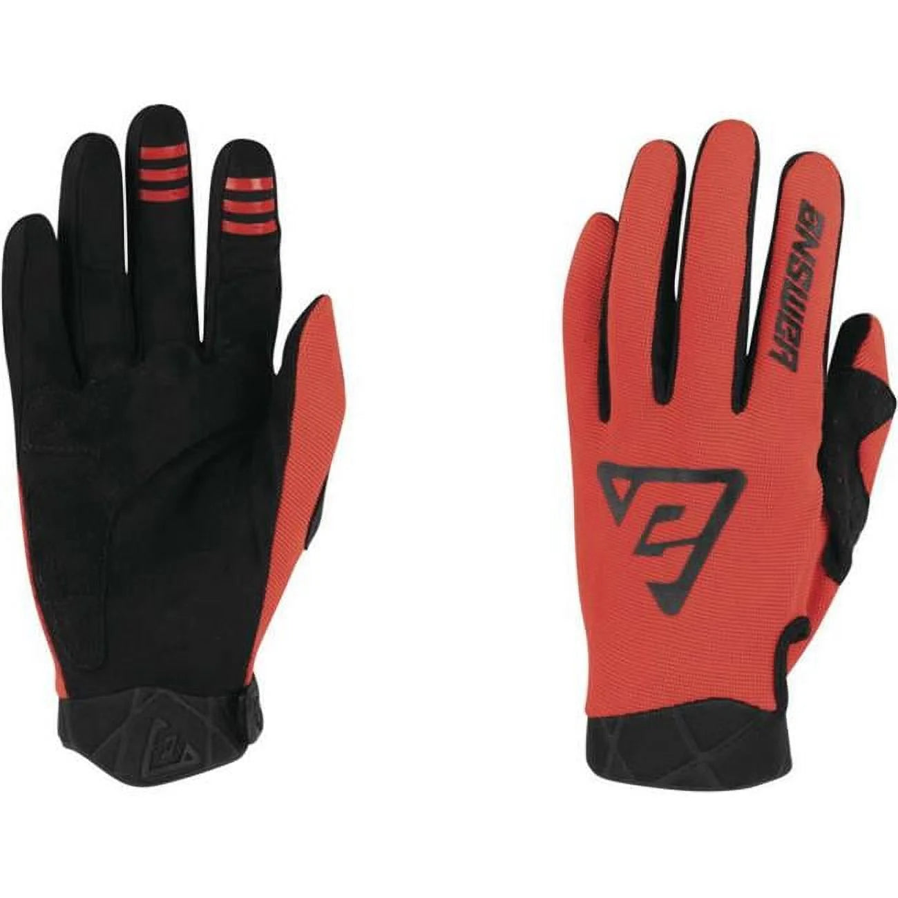Answer 446595 Peak Youth Gloves, Red & Black - Small