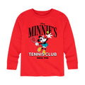 Mickey & Friends - Minnie Tennis Club - Toddler And Youth Long Sleeve Graphic T-Shirt