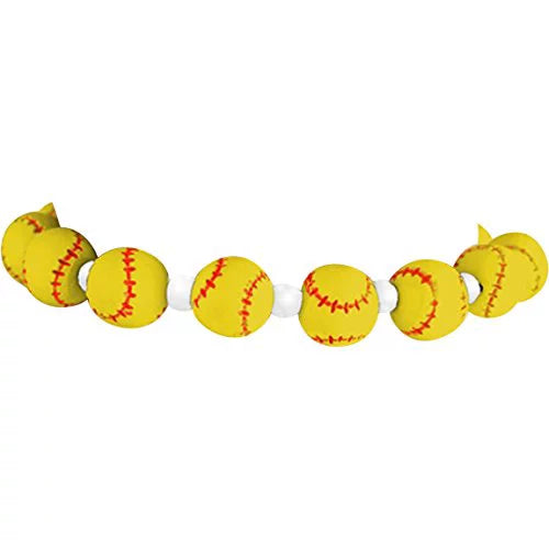 Softball Hypoallergenic Stretch Bracelet, Fits Everyone. Nickle, Lead, Cadmium Free.