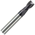 3/64 Diameter 2 Flute Single End 30¡ã Carbide End Mill Stub TiCN Coated, 3/32Length of Cut, 1/8 Shank, 1-1/2 OAL
