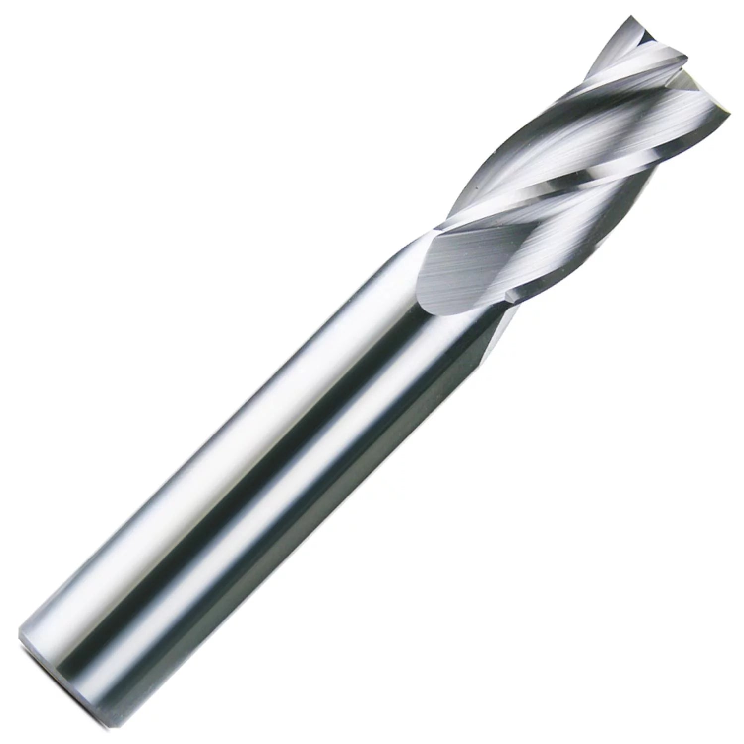 5/32 Diameter 4 Flute Single End Medium Length 30¡ã Carbide End Mill , 3/4Length of Cut, 3/16 Shank, 3 OAL