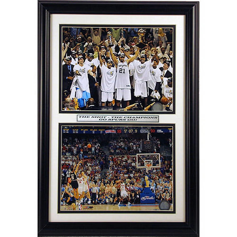 NBA San Antonio Spurs Double Custom Frame, 12x18