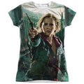 Harry Potter - Hermione Final Battle - Juniors Cap Sleeve Shirt - XX-Large