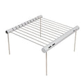 X5m Front Grill For Grill Portable Outdoor Picnics Grill Camping Barbeque Folding Cooking Camping & Hiking Outdoor Baking Tray Holder