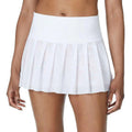 Fila Womens Deuce Court Mesh Tennis Skort White and Animal (  X-Large   )