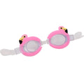 Flamingo Novelty Swimming Goggles No Leaking Anti Fog UV Protection Swim Glasses with Silicone Headband for Kids Children Boys Girls Summer Fun Beach Pool Toys Accessories & CUSTOM Storage Carrier