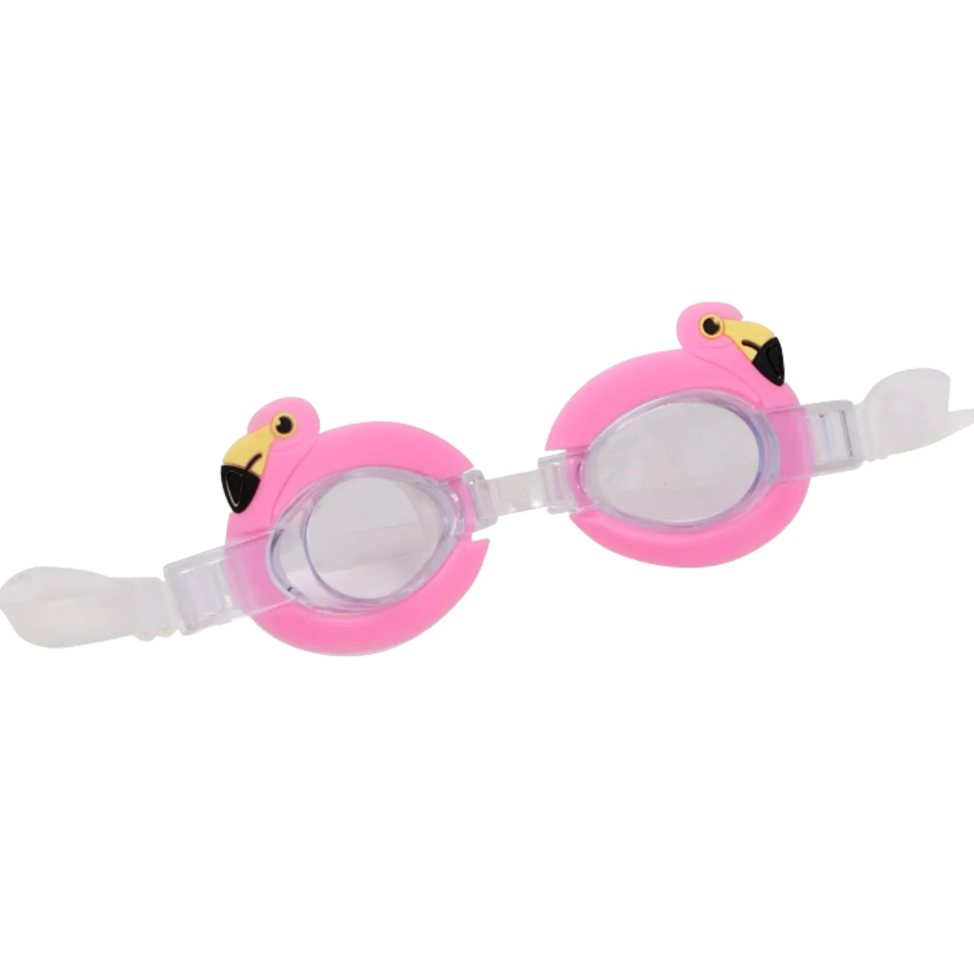 Flamingo Novelty Swimming Goggles No Leaking Anti Fog UV Protection Swim Glasses with Silicone Headband for Kids Children Boys Girls Summer Fun Beach Pool Toys Accessories & CUSTOM Storage Carrier