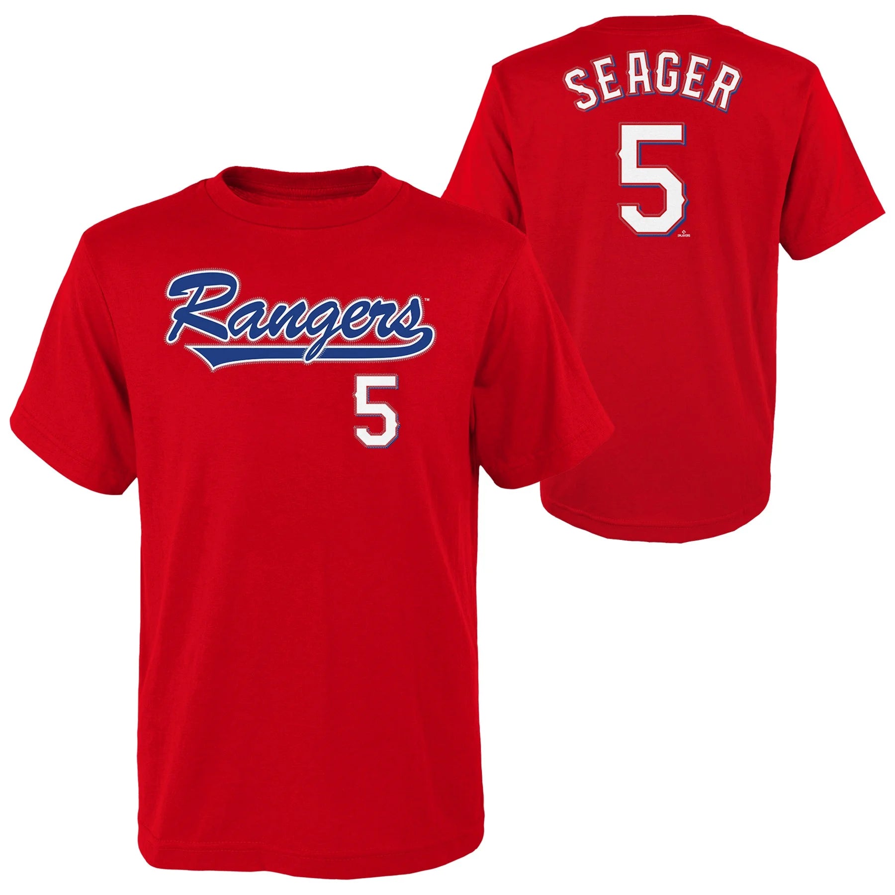 Texas Rangers MLB Boys Short-Sleeve Player Cotton Tee-Seager