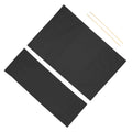 Uxcell Director Chair Accessories Set Artist Chair Canvas Replacement Kit, Black