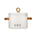 Soup Pot Heat Resistant Microwave Fire Heating Dual Handles Nonstick Glass Saucepan With Cover Kitchen Cooking Tools