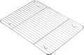 Olibuy Grilling Rack Heavy Duty Wire Grate Oven Roasting Rack 12 x 4.5 inch Rectangle Baking Cooling Steaming with 4 Legs Stainless Steel Rack.
