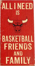 Bulls Basketball Friends & Family Sign 6 x 12