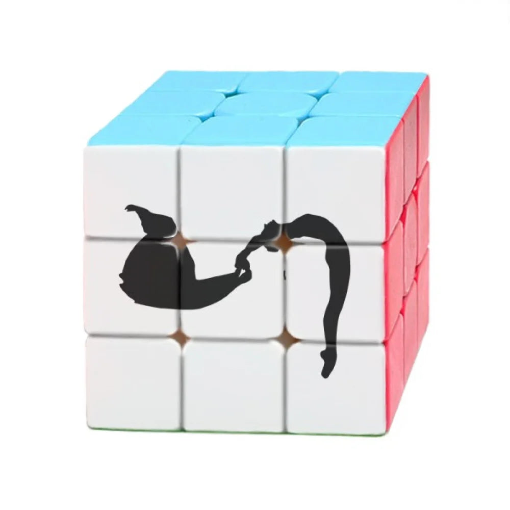 Dancer Art Jumping Sports Magic Cube Puzzle 3x3 Toy Game Play