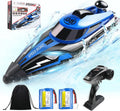 Richgv Remote Control Boat High Speed RC Boat Toys for Kids Adults, 25+ MPH Fast Electric RC Boat for Pools Lakes with 2.4GHz Remote Control