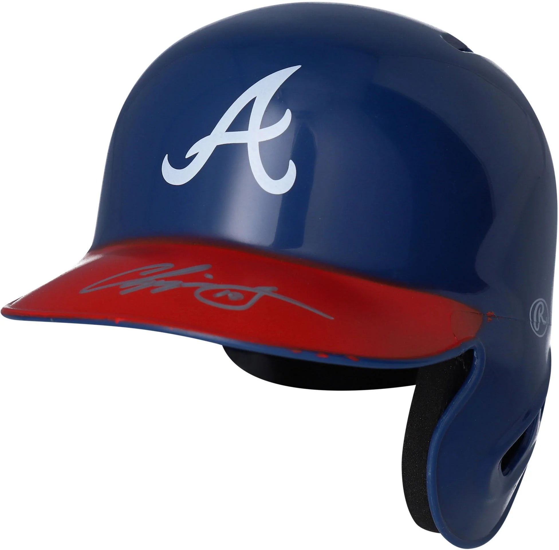 Chipper Jones Atlanta Braves Autographed Mini Batting Helmet - Fanatics Authentic Certified