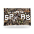 San Antonio NBA Spurs Bold Mossy Oak Camo Design 3x5 Indoor/Outdoor Banner Flag