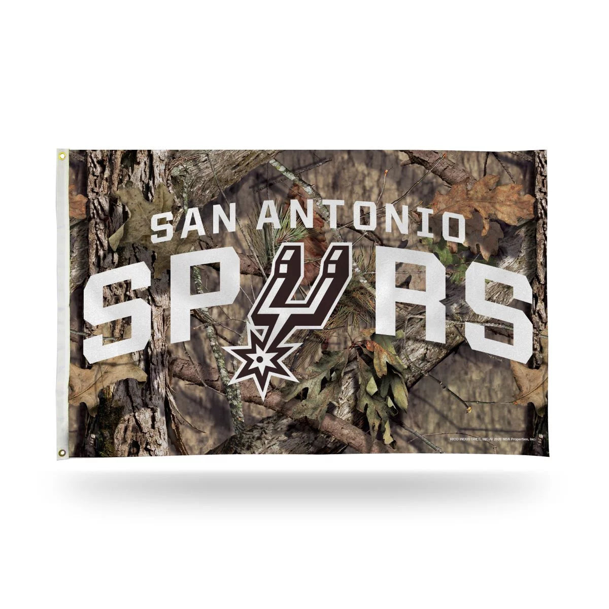 San Antonio NBA Spurs Bold Mossy Oak Camo Design 3x5 Indoor/Outdoor Banner Flag